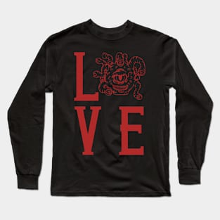 Beholder Love 1, red Long Sleeve T-Shirt